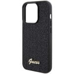 Guess GUHCP15LPMSDGSK Black Hardcase Disco Metal Script Kryt iPhone 15 Pro