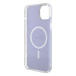 Guess GUHMP15SHITSU Purple Hardcase IML Iridescent MagSafe Kryt iPhone 15