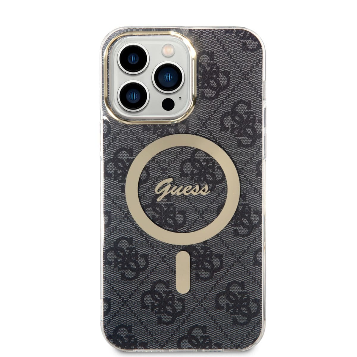 Guess IML 4G MagSafe Black Kryt iPhone 15 Pro Max