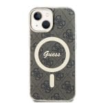 Guess IML 4G MagSafe Brown Kryt iPhone 15