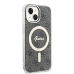 Guess IML 4G MagSafe Brown Kryt iPhone 15