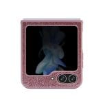 Guess PC/TPU Glitter Flakes Metal Logo Pink Kryt Samsung Galaxy Z Flip 5