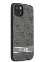 Guess PU 4G Stripe Grey Kryt iPhone 13