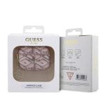 Guess PU G Cube Charm Kryt AirPods Pro 2 Pink