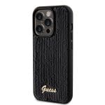 Guess Sequin Script Logo Black Kryt iPhone 14 Pro