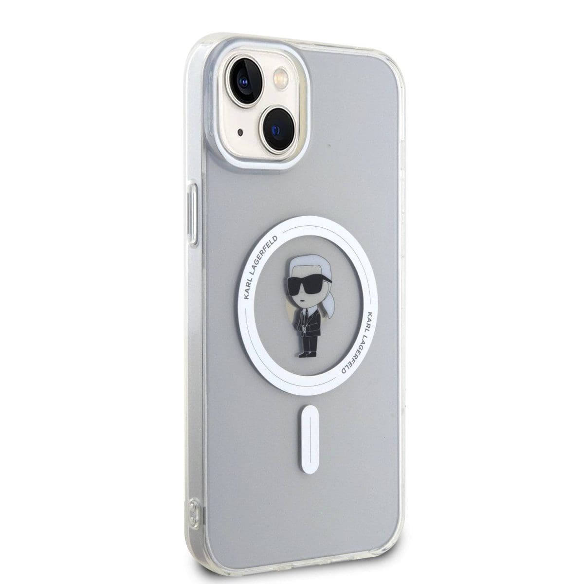 Karl Lagerfeld IML Ikonik MagSafe Transparent Kryt iPhone 15 Plus