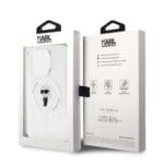 Karl Lagerfeld IML Ikonik MagSafe Transparent Kryt iPhone 15 Pro