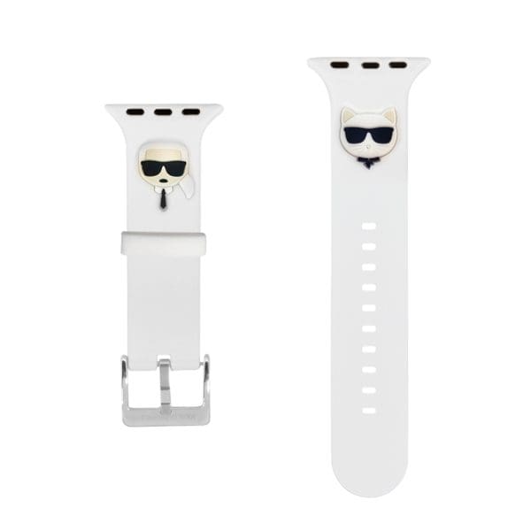 Karl Lagerfeld Karl and Choupette Apple Watch 42/44mm White