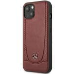 Mercedes MEHCP15SARMRE Red Hardcase Leather Urban Bengale Kryt iPhone 15