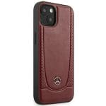 Mercedes MEHCP15SARMRE Red Hardcase Leather Urban Bengale Kryt iPhone 15