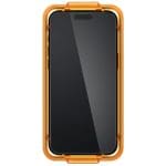 Spigen Alm Glass Fc 2-pack Black iPhone 15 Pro Max