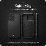 Spigen Cyrill Kajuk Mag MagSafe Black Kryt iPhone 15 Pro
