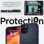 Spigen Liquid Air Navy Blue Kryt iPhone 15