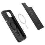 Spigen Mag Armor MagSafe Matte Black Kryt iPhone 15 Plus