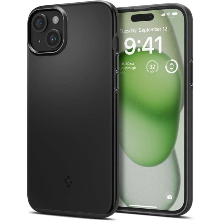 Spigen Thin Fit Black Kryt iPhone 15 Plus