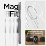 Spigen Ultra Hybrid Mag MagSafe White Kryt iPhone 15