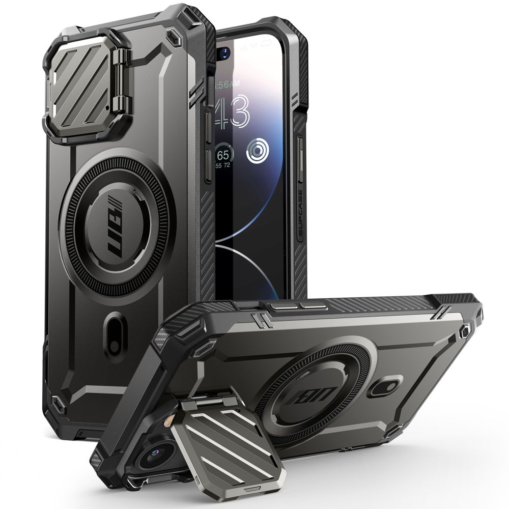 Supcase Ub Xt Mag MagSafe Black Kryt iPhone 15