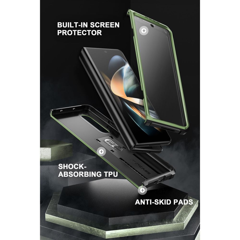 Supcase Unicorn Beetle Guldan Kryt Samsung Galaxy Z Fold 4