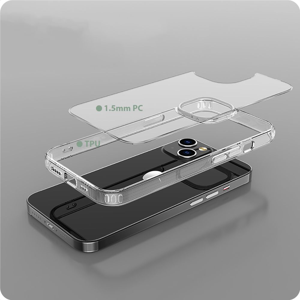 Tech-Protect Flexair Hybrid Clear Kryt iPhone 15 Pro