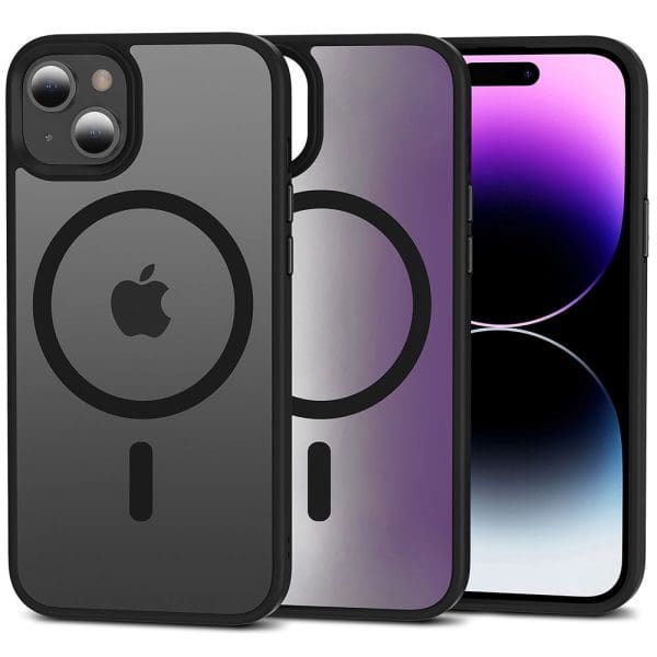 Tech-Protect Magmat MagSafe Matte Black Kryt iPhone 15