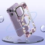 Tech-Protect Magmood MagSafe Rose Floral Kryt iPhone 15 Pro