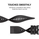 Tech-Protect Smooth Garmin Fenix 5 / 6 / 6 Pro / 7 Black