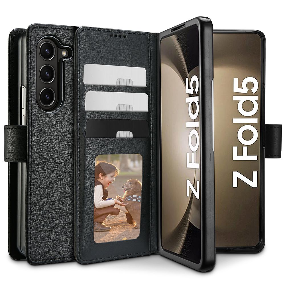 Tech-Protect Wallet Black Kryt Samsung Galaxy Z Fold 5