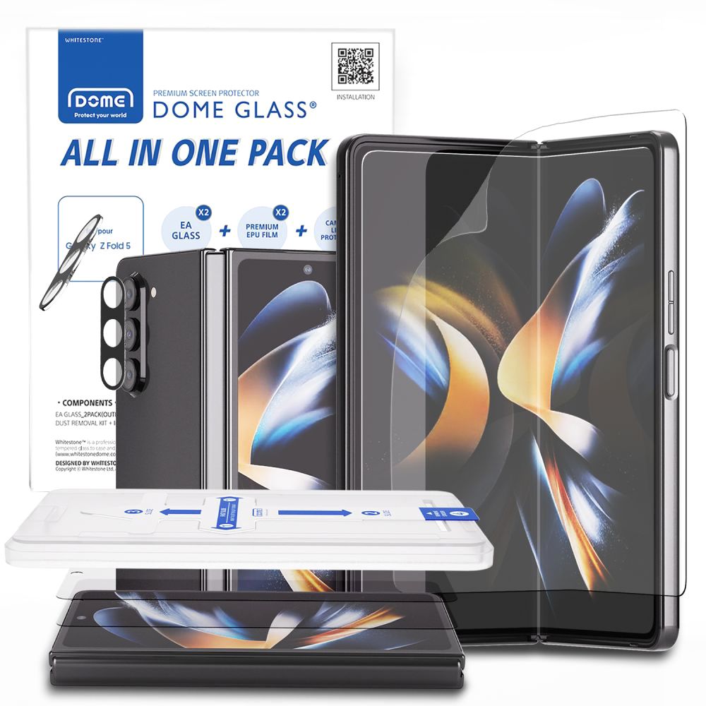 Whitestone Folia All-in-one 2-set Clear Samsung Galaxy Z Fold 5