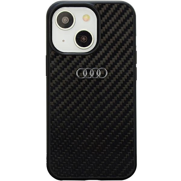Audi Carbon Fiber Black Hardcase AU-TPUPCIP14-R8/D2-BK Kryt iPhone 14