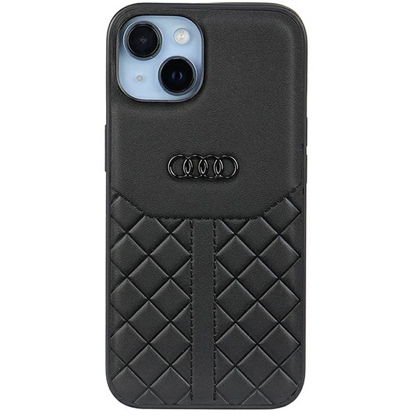 Audi Genuine Leather Black Hardcase AU-TPUPCIP14-Q8/D1-BK Kryt iPhone 14