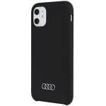 Audi Silicone Case Black Hardcase AU-LSRIP12P-Q3/D1-BK Kryt iPhone 12/12 Pro