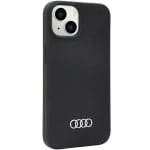 Audi Silicone Case Black Hardcase AU-LSRIP14-Q3/D1-BK Kryt iPhone 14