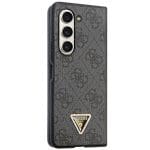 Guess GUHCZFD5P4TDPK F946 Black Hardcase Leather 4G Diamond Triangle Kryt Samsung Galaxy Z Fold 5