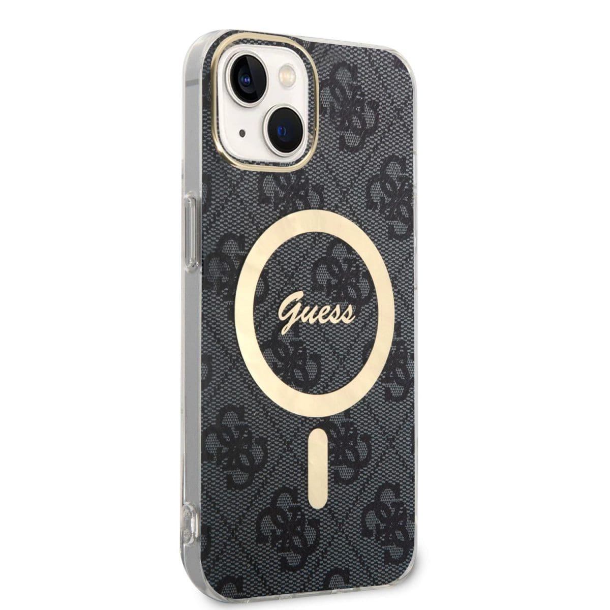 Guess IML 4G MagSafe Black Kryt iPhone 15