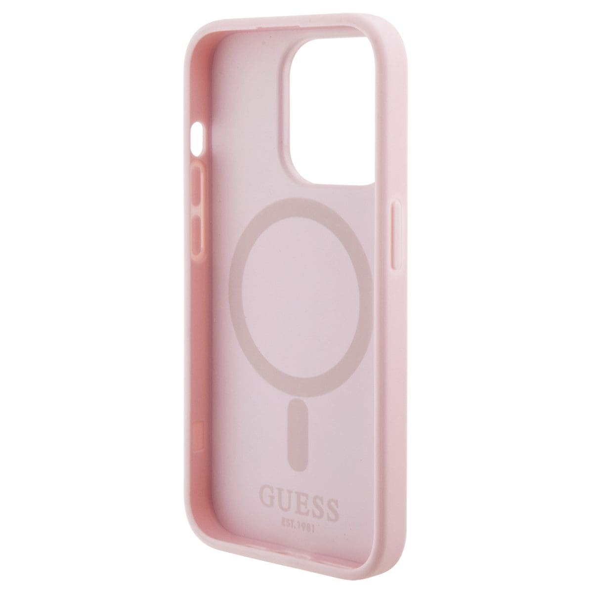 Guess PU G Cube MagSafe Pink Kryt iPhone 15 Pro Max