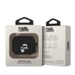 Karl Lagerfeld 3D Logo NFT Karl and Choupette Silicone Black Kryt AirPods Pro