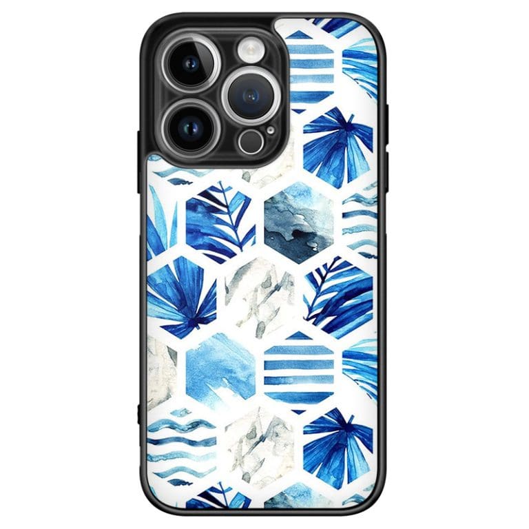 Blue Design Kryt iPhone 14 Pro