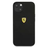 Ferrari FESSIHCP13MBK Black Hardcase Silicone Kryt iPhone 13