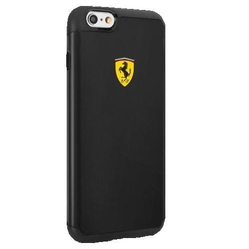 Ferrari Hardcase FESPHCP6BK Shockproof Black Kryt iPhone 6S/6