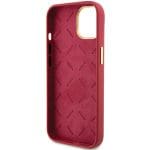 Guess GUHCP15SSMBSLM Magenta Hardcase Silicone Script Metal Logo & Frame Kryt iPhone 15