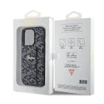 Guess PU Grip Stand G Cube Black Kryt iPhone 15 Pro Max