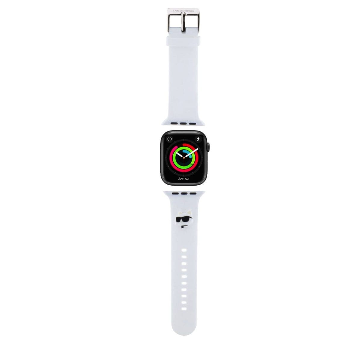 Karl Lagerfeld Choupette Head NFT Remienok Apple Watch 38/40/41 White
