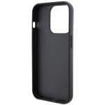 Karl Lagerfeld KLHCP14XGSACHPK Black Hardcase Gripstand Saffiano Choupette Pins Kryt iPhone 14 Pro Max