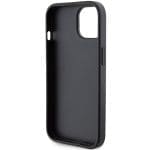 Karl Lagerfeld KLHCP15SGSACHPK Black Hardcase Gripstand Saffiano Choupette Pins Kryt iPhone 15