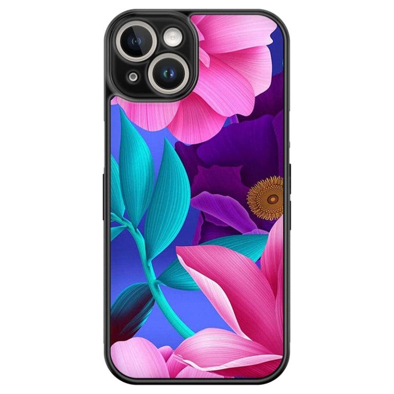 Pinky Floral Kryt iPhone 13