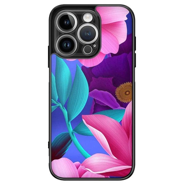 Night Floral Kryt iPhone 15 Pro