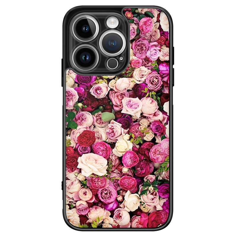 Roses Pink Kryt iPhone 15 Pro