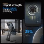 Spigen Tough Armor Mag MagSafe Metal Slate Kryt iPhone 15 Pro Max