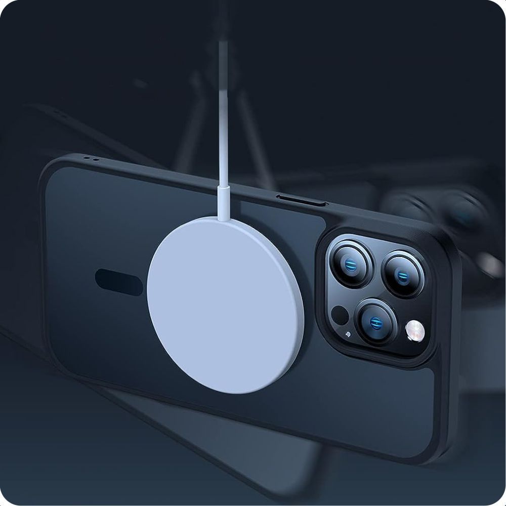 Tech-Protect Magmat MagSafe Matte Navy Kryt iPhone 15 Pro Max