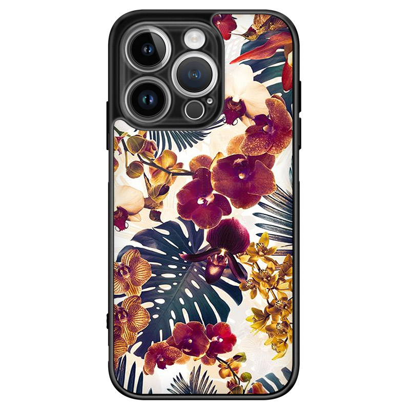 Tropical Floral Kryt iPhone 15 Pro